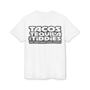 Food Groups Tee - White