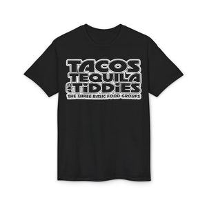 Food Groups Tee - Black